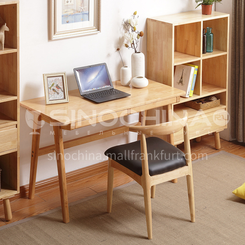 XDD-8088 bedroom Nordic simple modern American log + walnut desk, computer desk, home desk